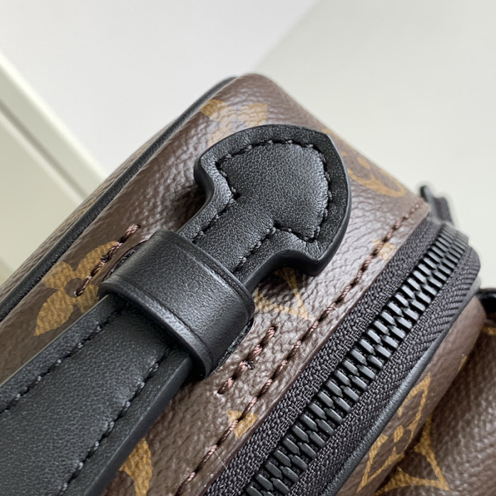 Louis Vuitton Mens Bags Messenger Bags Luxury Brand Fashion Type S LOCK MESSENGER M45806 Monogram Macassar coated canvas with Original Box