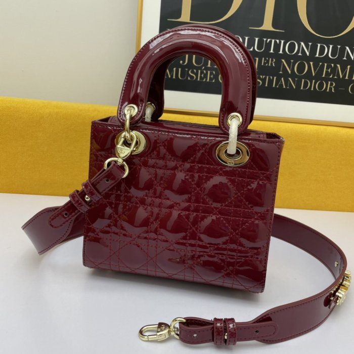 Dior Womens Bags Handbags Luxury Fashion LADY DIOR D-LITE BAG with Original Box