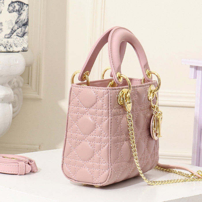 Dior Womens Bags Handbags Luxury Fashion LADY DIOR D-LITE BAG with Original Box