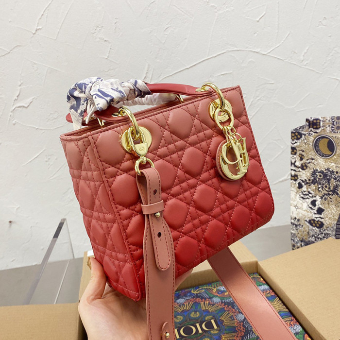 Dior Womens Bags Handbags Luxury Fashion LADY DIOR D-LITE BAG with Original Box