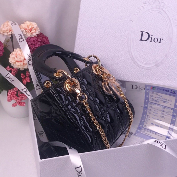 Dior Womens Bags Handbags Luxury Fashion LADY DIOR D-LITE BAG with Original Box
