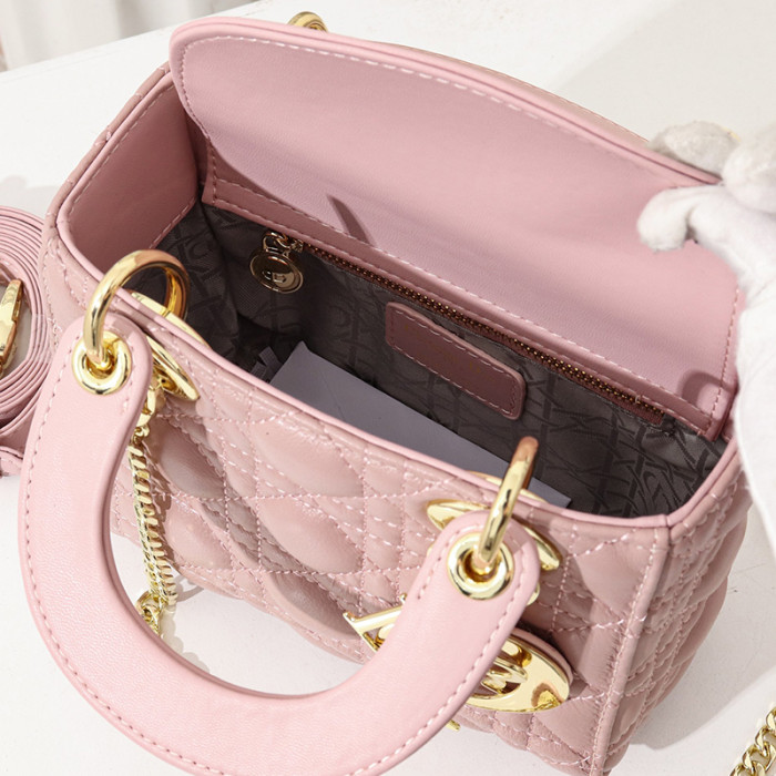 Dior Womens Bags Handbags Luxury Fashion LADY DIOR D-LITE BAG with Original Box