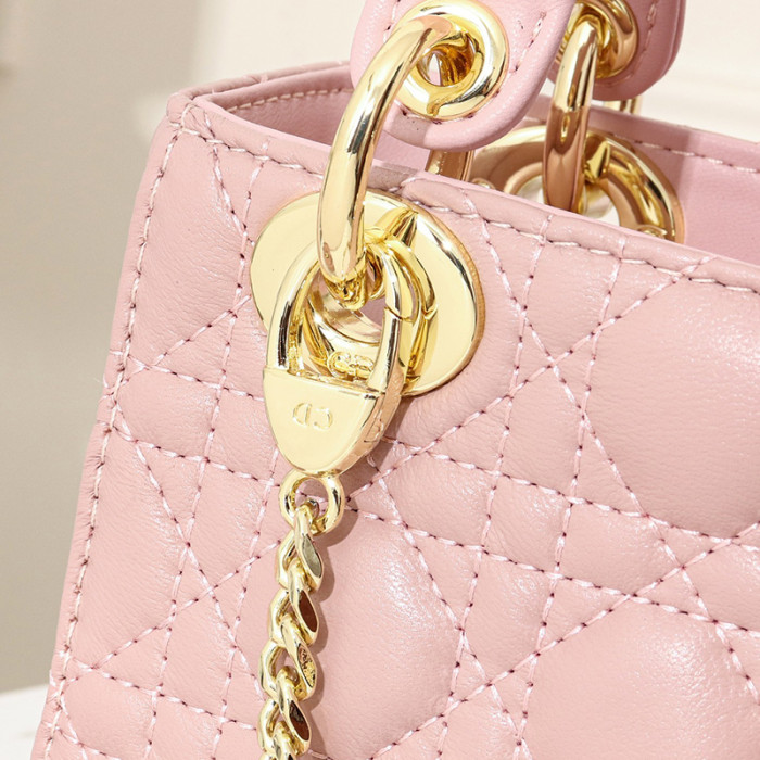 Dior Womens Bags Handbags Luxury Fashion LADY DIOR D-LITE BAG with Original Box