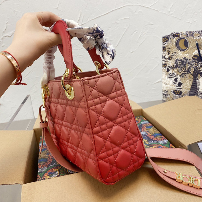 Dior Womens Bags Handbags Luxury Fashion LADY DIOR D-LITE BAG with Original Box