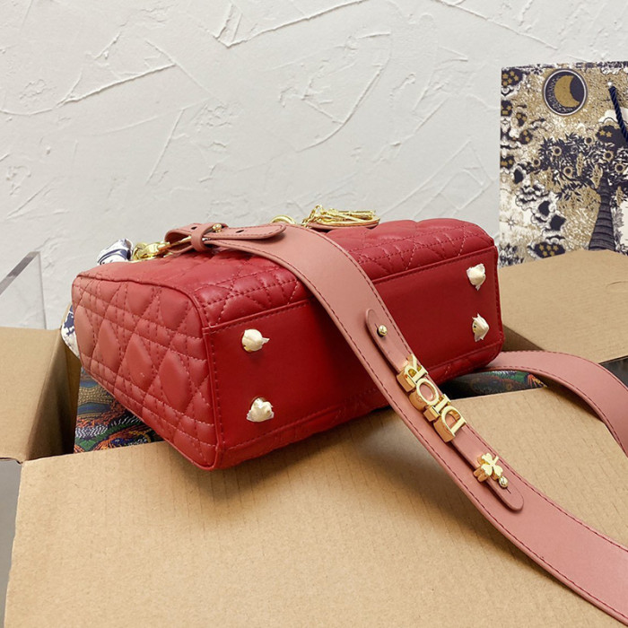 Dior Womens Bags Handbags Luxury Fashion LADY DIOR D-LITE BAG with Original Box