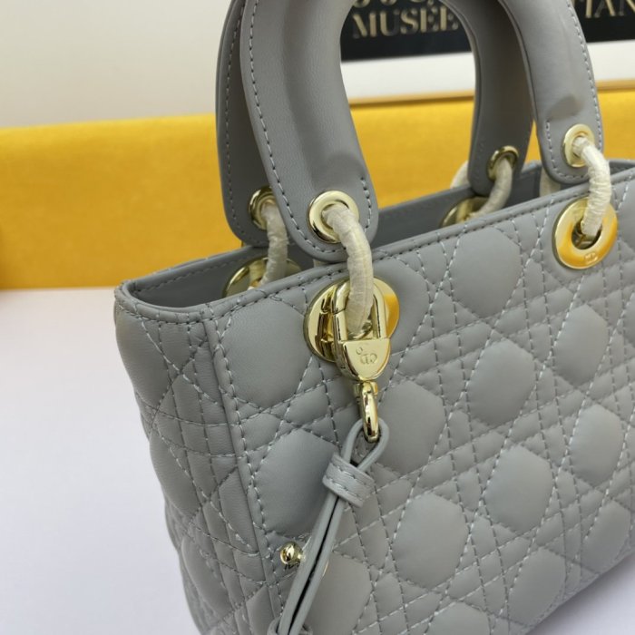 Dior Womens Bags Handbags Luxury Fashion LADY DIOR D-LITE BAG with Original Box