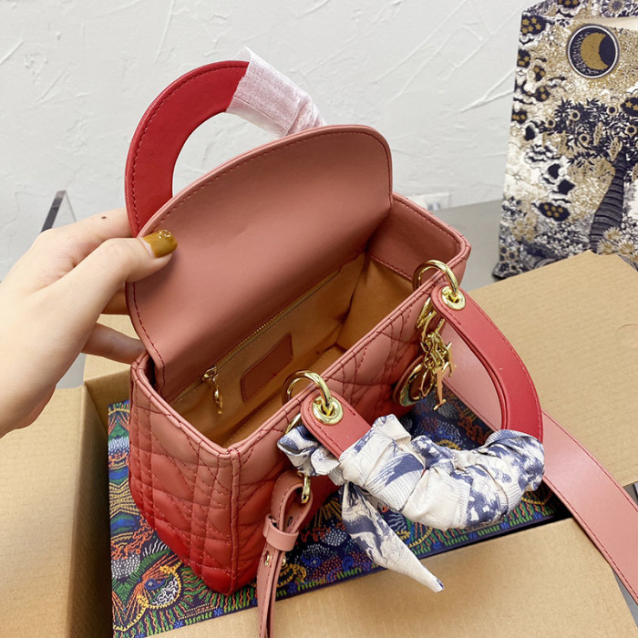 Dior Womens Bags Handbags Luxury Fashion LADY DIOR D-LITE BAG with Original Box