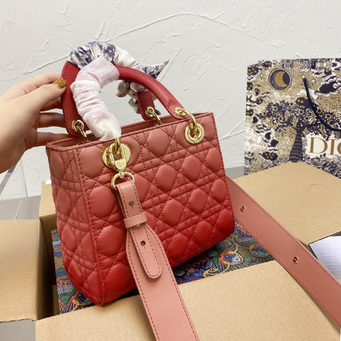 Dior Womens Bags Handbags Luxury Fashion LADY DIOR D-LITE BAG with Original Box