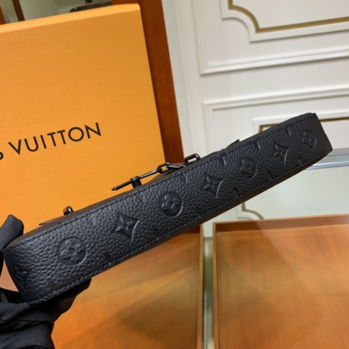 Louis Vuitton Mens Womens Bags Clutch Luxury Brand Fashion Type POCHETTE STEAMER M80140 Monogram Taurillon leather with Original Box
