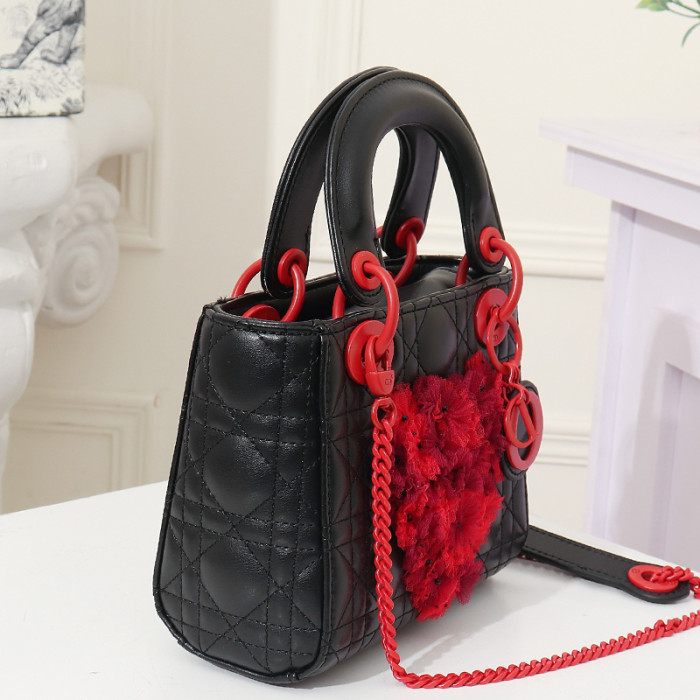 Dior Womens Bags Handbags Luxury Fashion LADY DIOR D-LITE BAG with Original Box