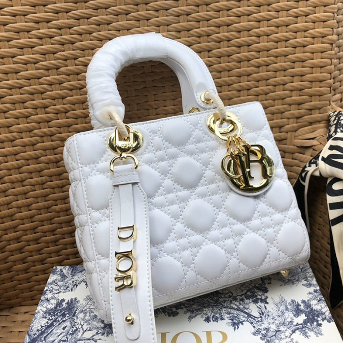Dior Womens Bags Handbags Luxury Fashion LADY DIOR D-LITE BAG with Original Box