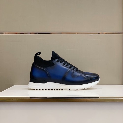 Louis Vuitton Men Shoes Sports RUN AWAY SNEAKER Eclipse Monogram canvas Running Design Luxury Brand with Original Box 1A5YGT