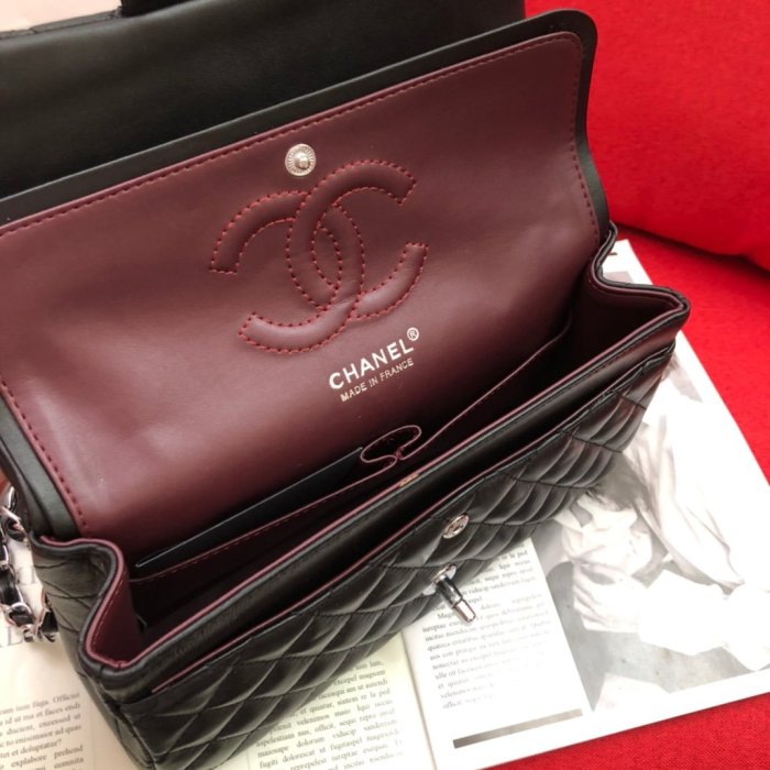 Chanel Womens Bags Crossbody Bag Classic CF Luxury Brand with Original Box