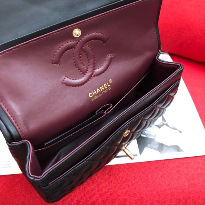 Chanel Womens Bags Crossbody Bag Classic CF Luxury Brand with Original Box