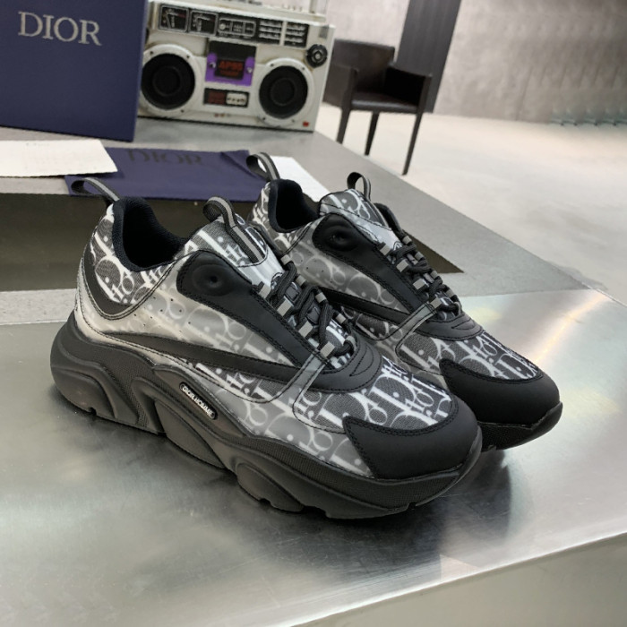 Dior Womens Shoes Sneakers Luxury Brand B22 Sneakers with Original Box Unisex Design