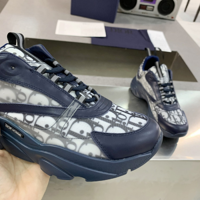 Dior Womens Shoes Sneakers Luxury Brand B22 Sneakers with Original Box Unisex Design