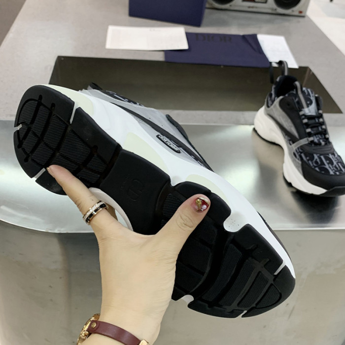 Dior Womens Shoes Sneakers Luxury Brand B22 Sneakers with Original Box Unisex Design