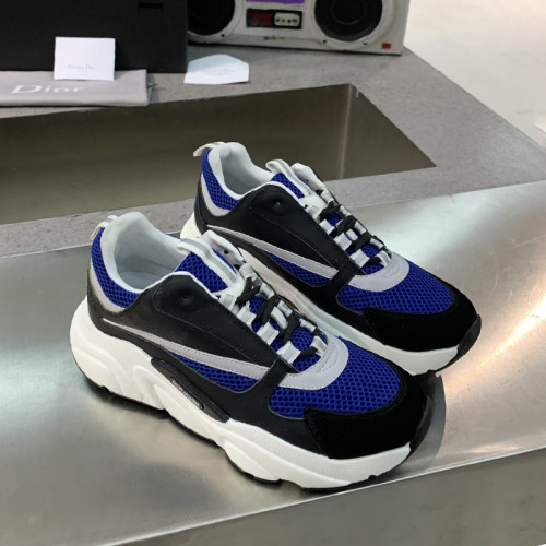 Dior Womens Shoes Sneakers Luxury Brand B22 Sneakers with Original Box Unisex Design