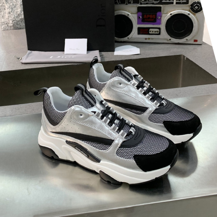 Dior Mens Shoes Sneakers Luxury Brand Breathable Design B22 SNEAKER with Original Box