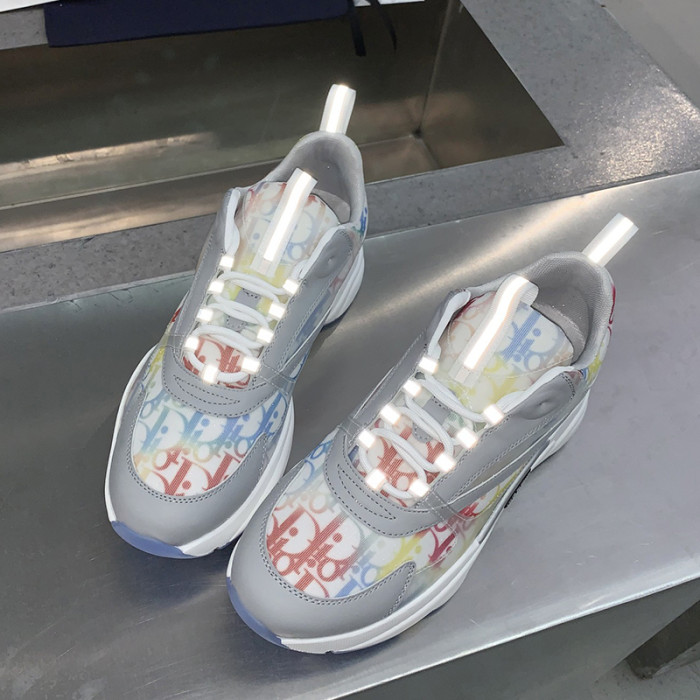 Dior Womens Shoes Sneakers Luxury Brand B22 Sneakers with Original Box Unisex Design