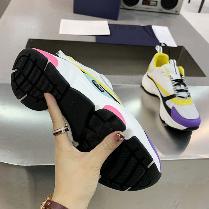 Dior Womens Shoes Sneakers Luxury Brand B22 Sneakers with Original Box Unisex Design