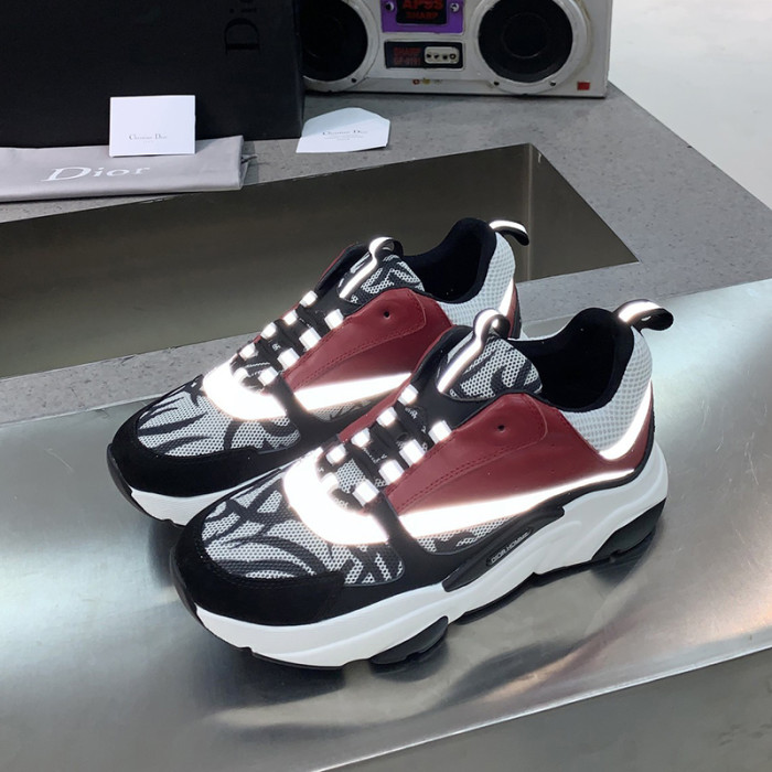 Dior Womens Shoes Sneakers Luxury Brand B22 Sneakers with Original Box Unisex Design