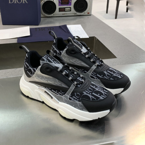 Dior Womens Shoes Sneakers Luxury Brand B22 Sneakers with Original Box Unisex Design