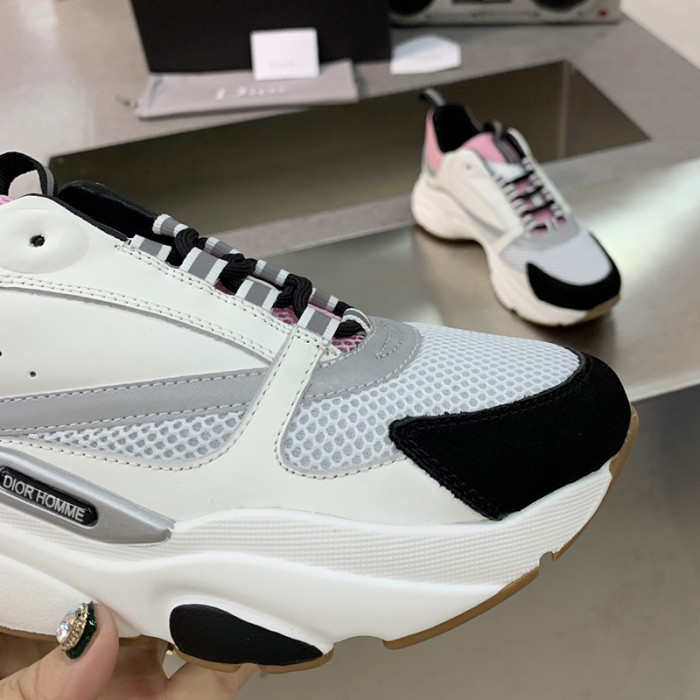 Dior Mens Shoes Sneakers Luxury Brand Breathable Design B22 SNEAKER with Original Box