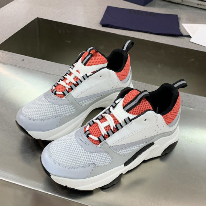 Dior Mens Shoes Sneakers Luxury Brand Breathable Design B22 SNEAKER with Original Box