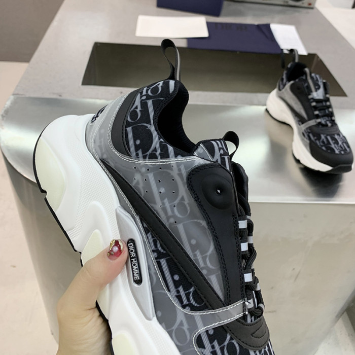 Dior Womens Shoes Sneakers Luxury Brand B22 Sneakers with Original Box Unisex Design