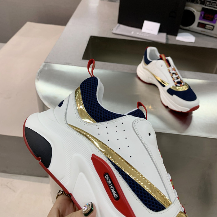 Dior Mens Shoes Sneakers Luxury Brand Breathable Design B22 SNEAKER with Original Box