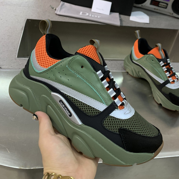 Dior Womens Shoes Sneakers Luxury Brand B22 Sneakers with Original Box Unisex Design