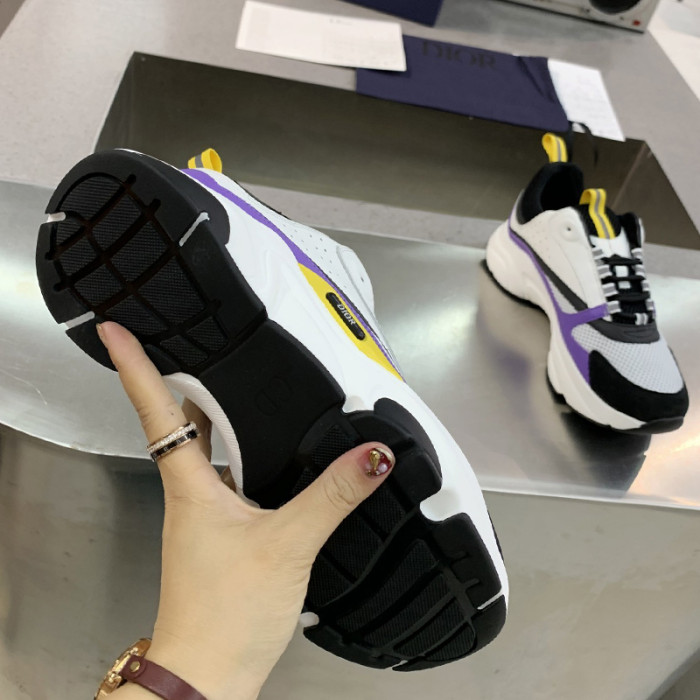 Dior Womens Shoes Sneakers Luxury Brand B22 Sneakers with Original Box Unisex Design