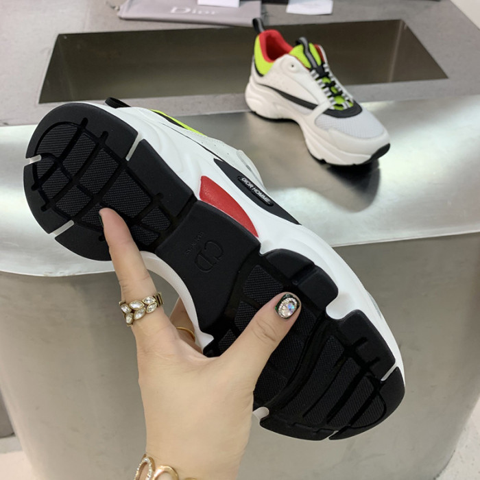 Dior Mens Shoes Sneakers Luxury Brand Breathable Design B22 SNEAKER with Original Box