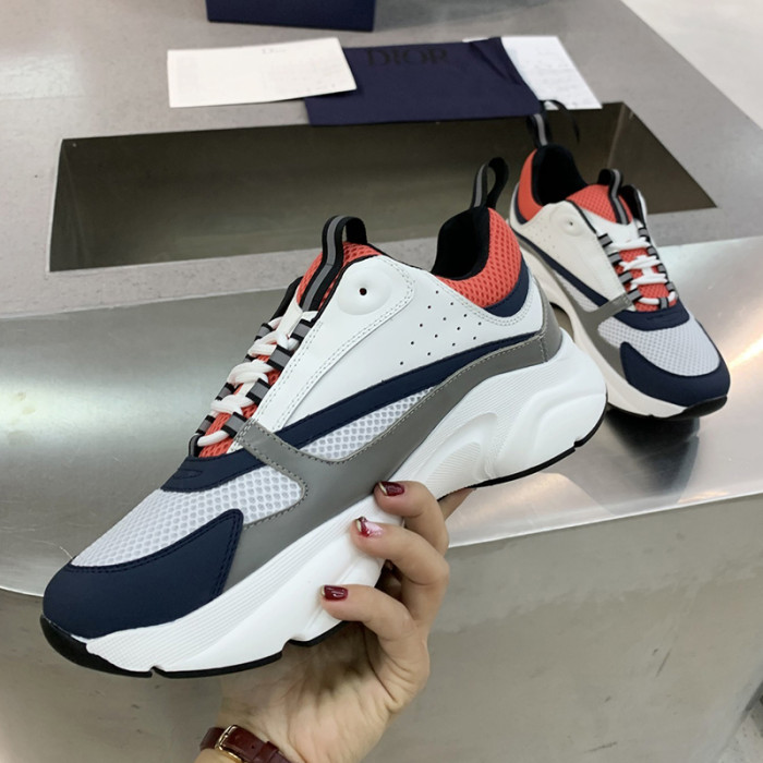 Dior Womens Shoes Sneakers Luxury Brand B22 Sneakers with Original Box Unisex Design