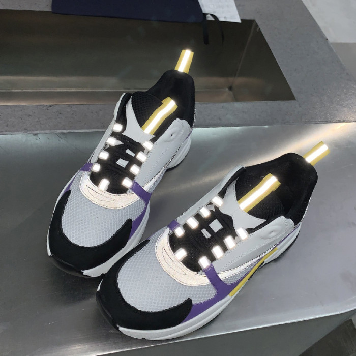 Dior Womens Shoes Sneakers Luxury Brand B22 Sneakers with Original Box Unisex Design