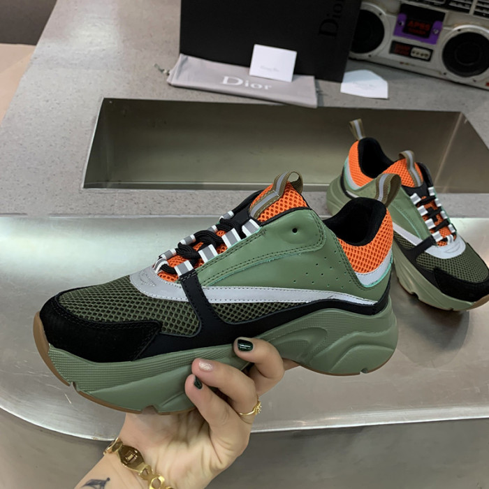 Dior Womens Shoes Sneakers Luxury Brand B22 Sneakers with Original Box Unisex Design