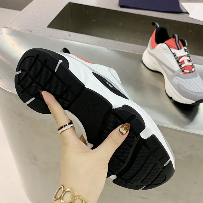 Dior Mens Shoes Sneakers Luxury Brand Breathable Design B22 SNEAKER with Original Box