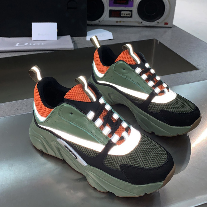 Dior Womens Shoes Sneakers Luxury Brand B22 Sneakers with Original Box Unisex Design