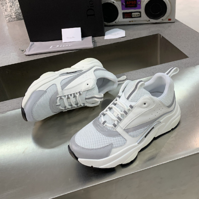 Dior Womens Shoes Sneakers Luxury Brand B22 Sneakers with Original Box Unisex Design