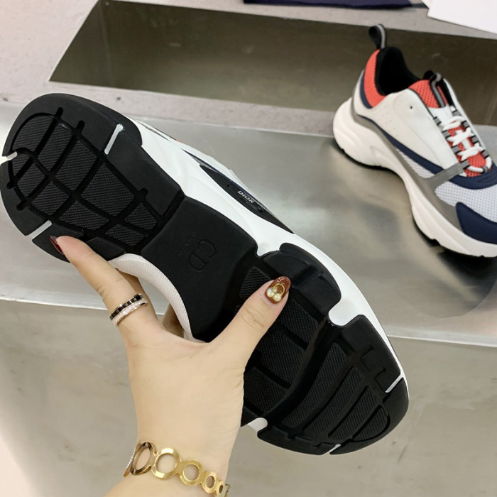 Dior Womens Shoes Sneakers Luxury Brand B22 Sneakers with Original Box Unisex Design