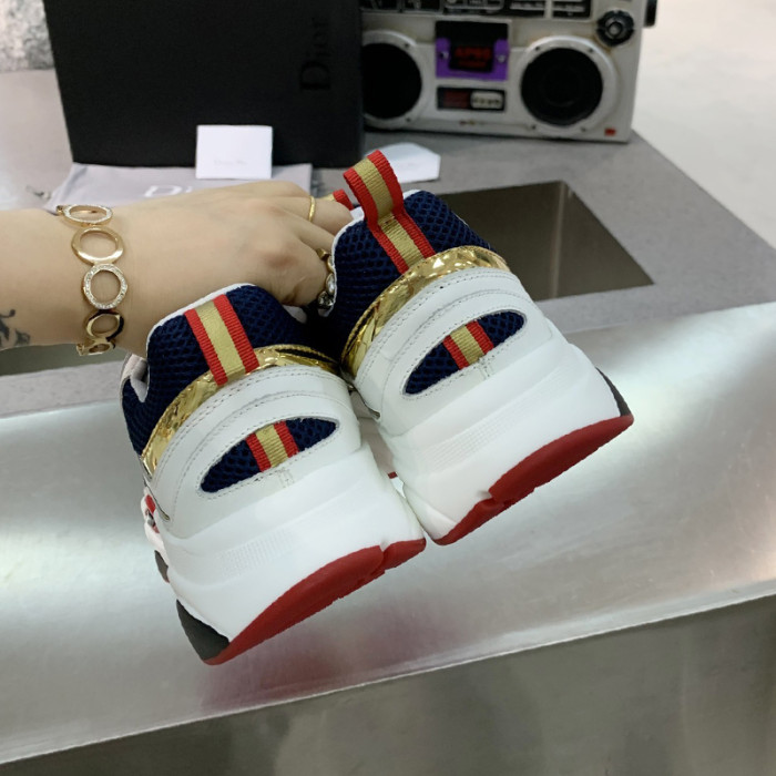 Dior Mens Shoes Sneakers Luxury Brand Breathable Design B22 SNEAKER with Original Box