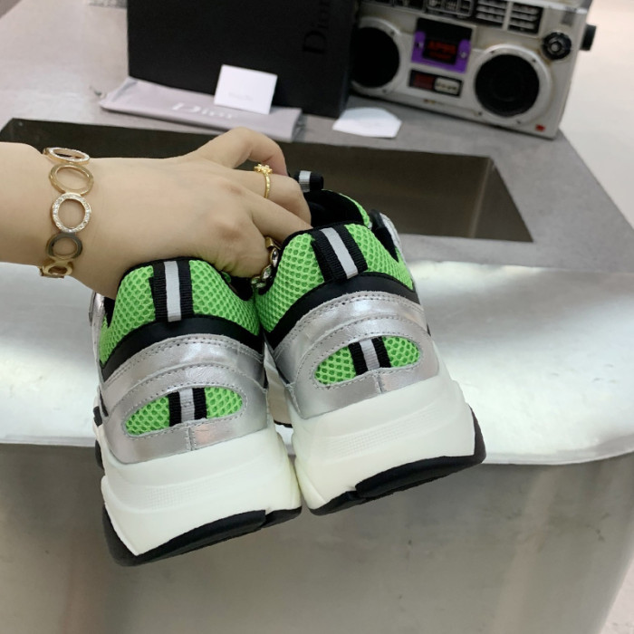 Dior Womens Shoes Sneakers Luxury Brand B22 Sneakers with Original Box Unisex Design