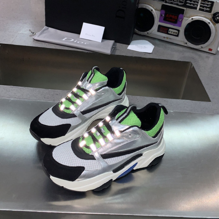 Dior Womens Shoes Sneakers Luxury Brand B22 Sneakers with Original Box Unisex Design
