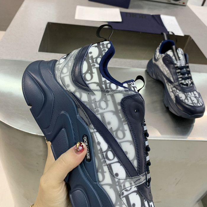 Dior Womens Shoes Sneakers Luxury Brand B22 Sneakers with Original Box Unisex Design