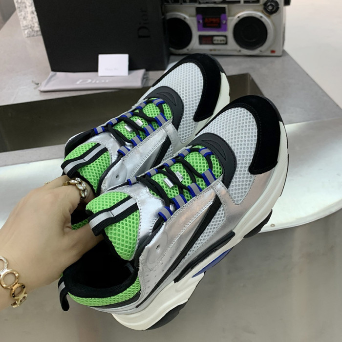 Dior Womens Shoes Sneakers Luxury Brand B22 Sneakers with Original Box Unisex Design