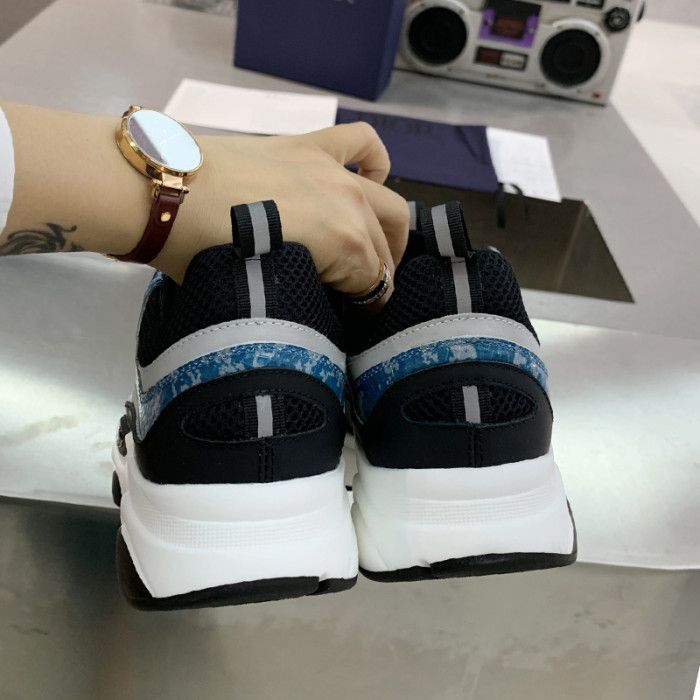 Dior Womens Shoes Sneakers Luxury Brand B22 Sneakers with Original Box Unisex Design