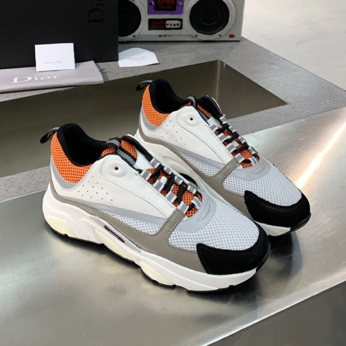 Dior Womens Shoes Sneakers Luxury Brand B22 Sneakers with Original Box Unisex Design