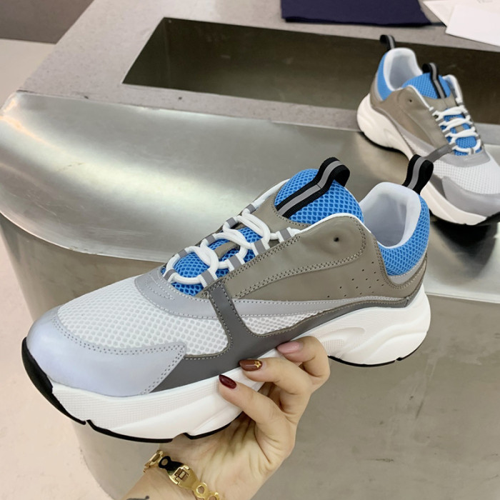 Dior Womens Shoes Sneakers Luxury Brand B22 Sneakers with Original Box Unisex Design