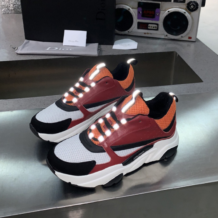 Dior Womens Shoes Sneakers Luxury Brand B22 Sneakers with Original Box Unisex Design